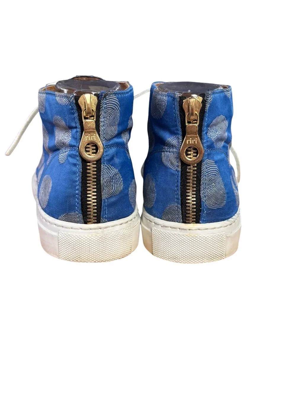 Del Toro Blue Polka Dot Chukka Sneakers - Men’s Sz 7/Women’s 9